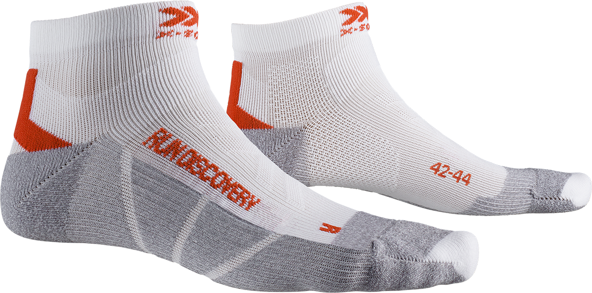 Беговые носки X-SOCKS Run Discovery 4.0 XS-RS18S19U-W008 p. 35/38 Arctic White/Dolomite Grey - фото 1