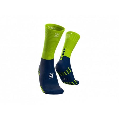Носки спортивные Mid Compression Socks T1 р. 36-39 Blue/Lime (577485)