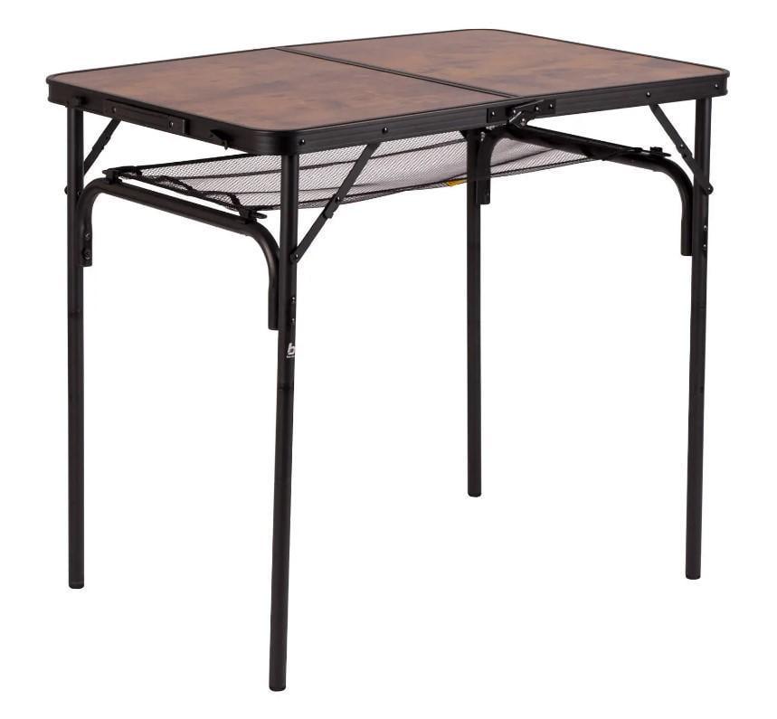 Стол туристический Bo-Camp Decatur 90x60 см Black/Wood look (DAS301467)