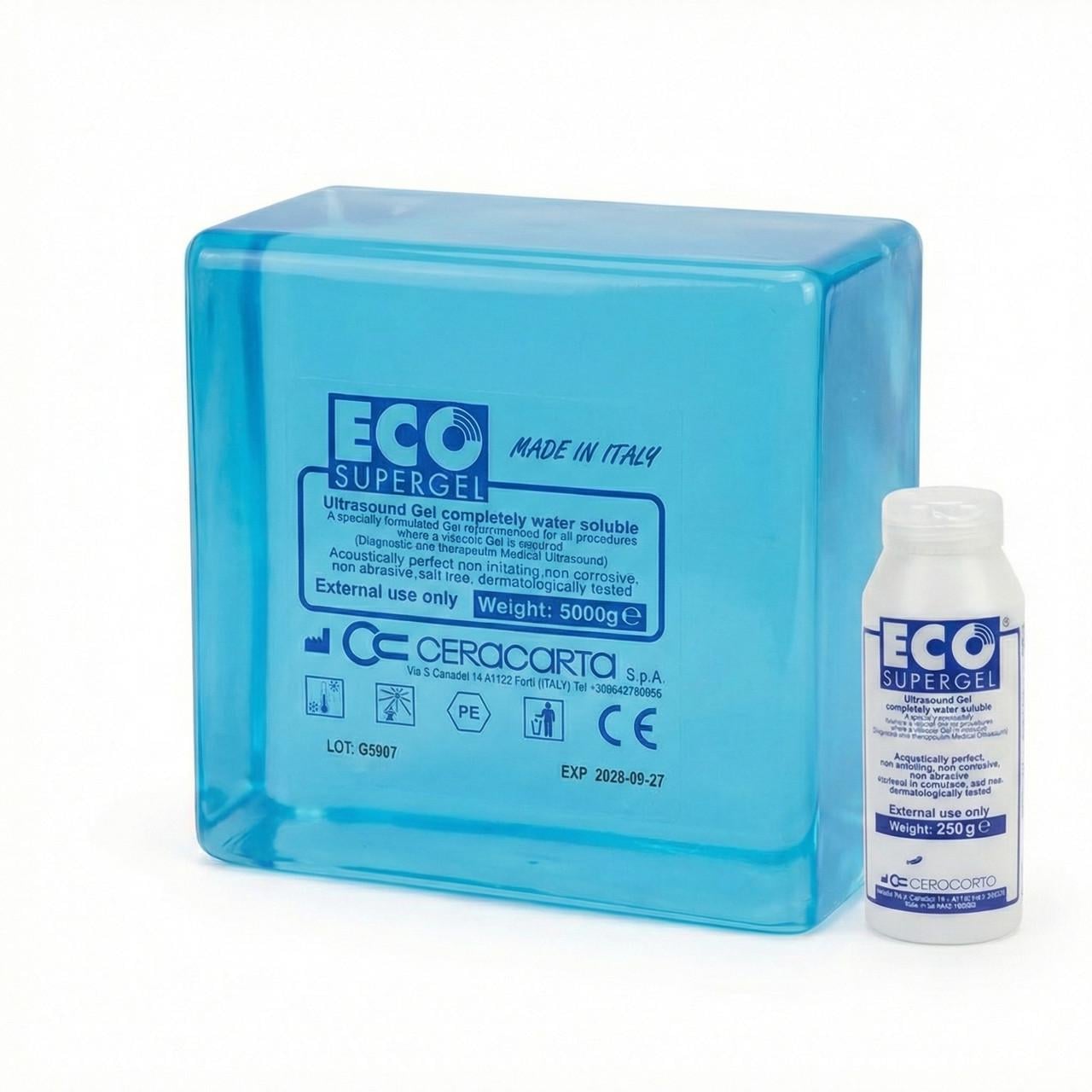 Гель для УЗИ Eco Supergel 5000 г с флаконом 260 мл Голубой (000006614)