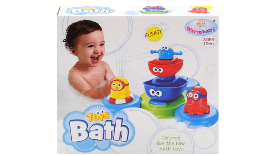 Игровой набор для ванной Warm Baby Фонтанчик-пирамидка (CS007)