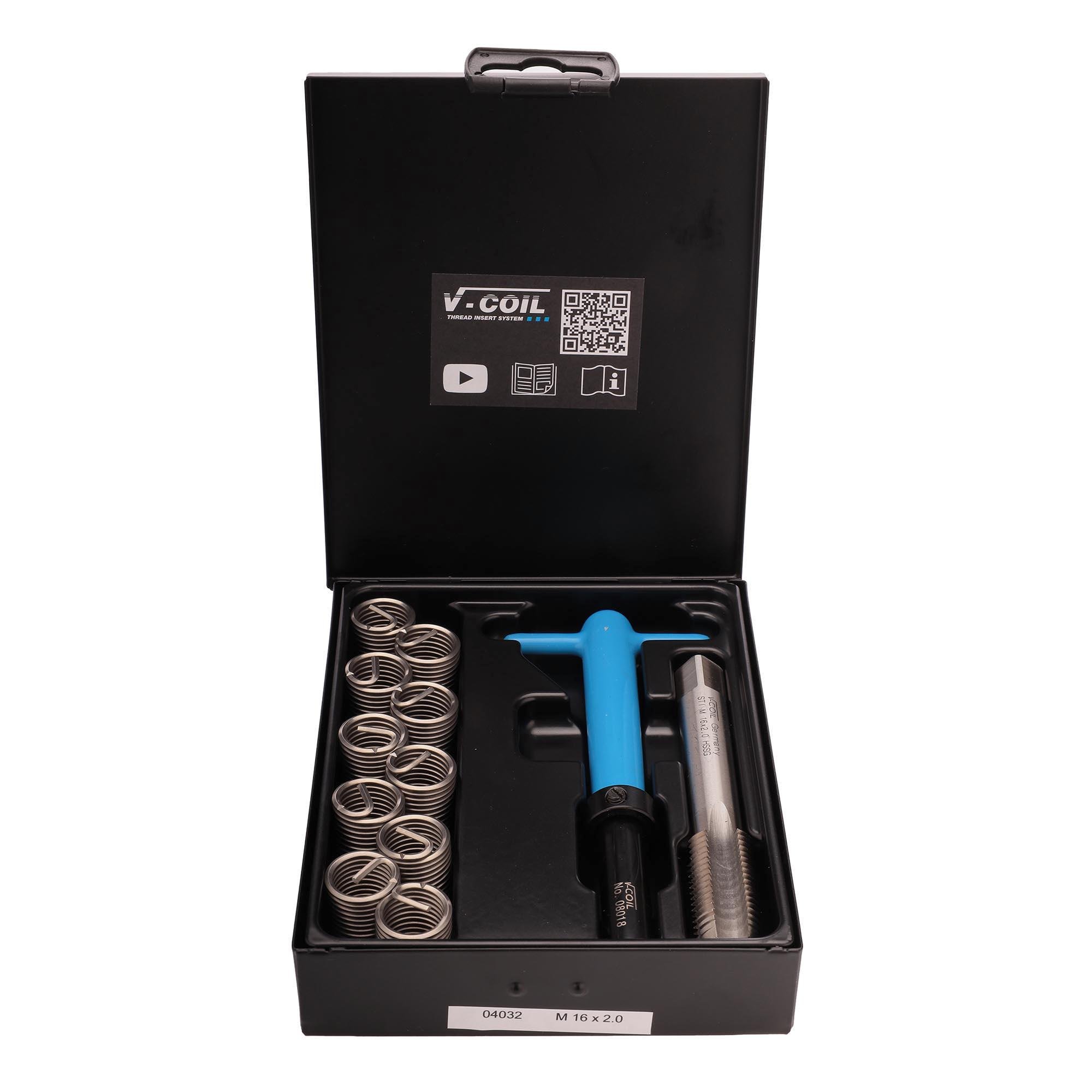 Набор Volkel для восстановления резьбы М16х2,0 L=1,5D 04032 (16089)