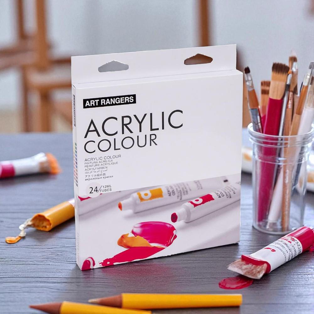 Фарби акрилові художні тюбики в коробці 24 кольори по 12 мл (37-112004) - фото 5 Фарби акрилові художні тюбики в коробці 24 кольори по 12 мл (37-112004) - фото 5