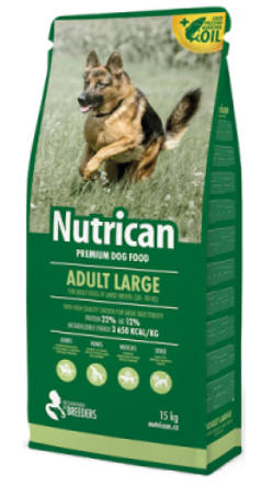 Корм сухой Nutrican Large 15 кг для собак больших пород со вкусом курицы