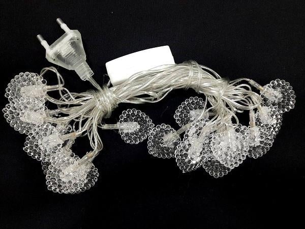 Гірлянда Листочки Parts-3 5717 20 LED прозорі фігурки Мультіколор (47647) - фото 7