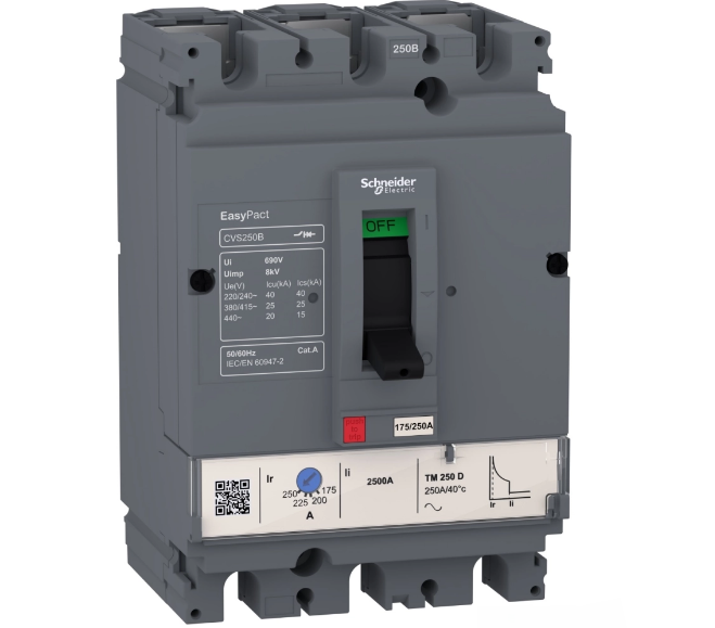 Автоматичний вимикач Schneider Electric EasyPact CVS160B TM125D 3P 3D (29473752)