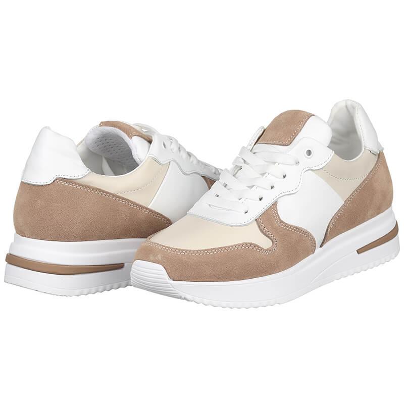 Кроссовки женские BestVak 10231.1-505 кожа р. 39 Бежевый (03339)