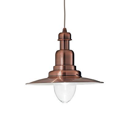 Светильник подвесной Ideal Lux Fiordi SP1 Rame (004983) Светильник подвесной Ideal Lux Fiordi SP1 Rame (004983)