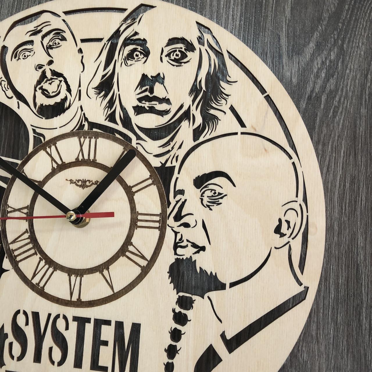 Часы настенные концептуальные в интерьер System of a Down - фото 4