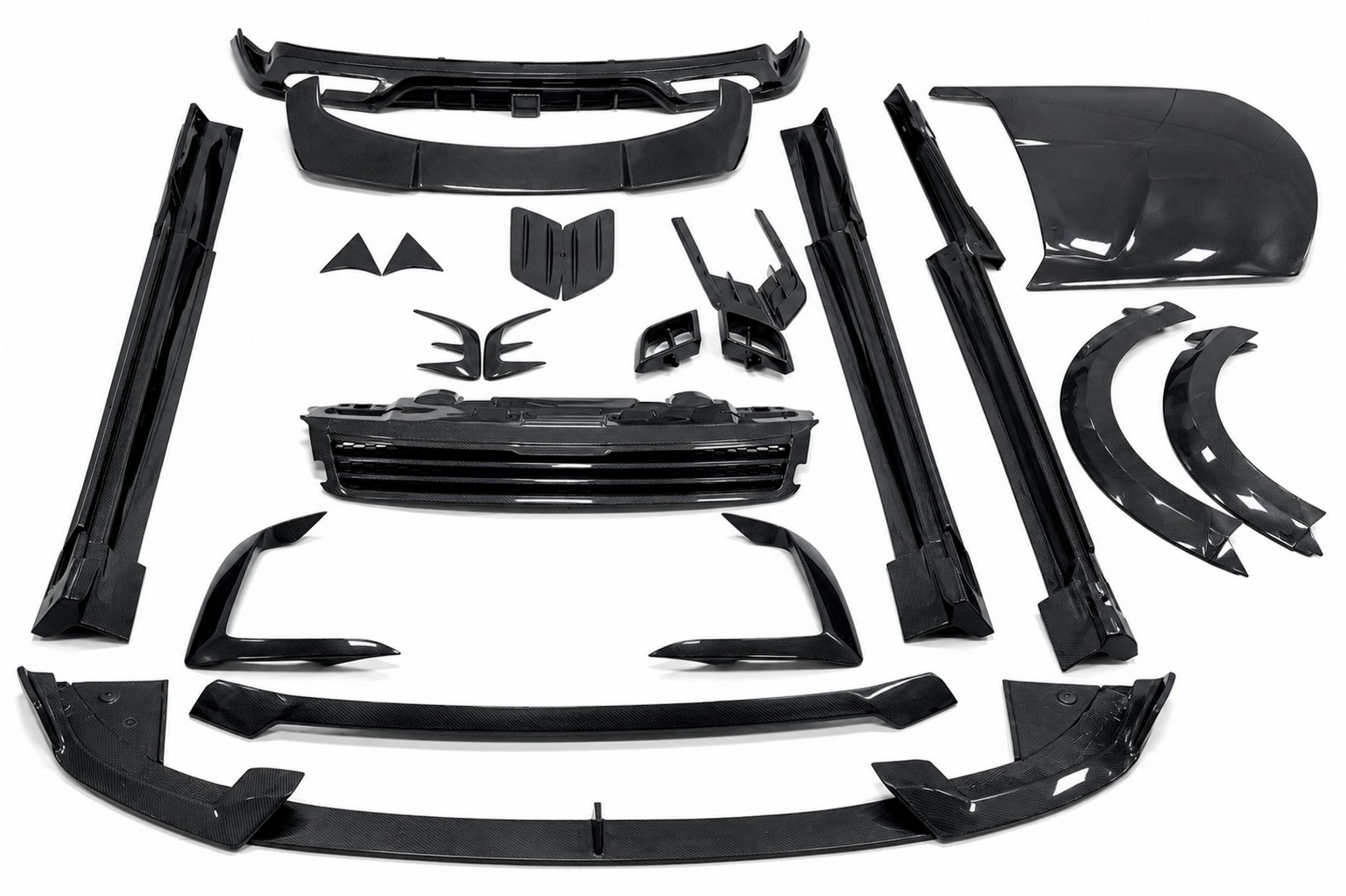 Комплект обвесов Carbon MNSR GBT для Range Rover Sport 2022- гг. abs-пластик под покраску (190483)