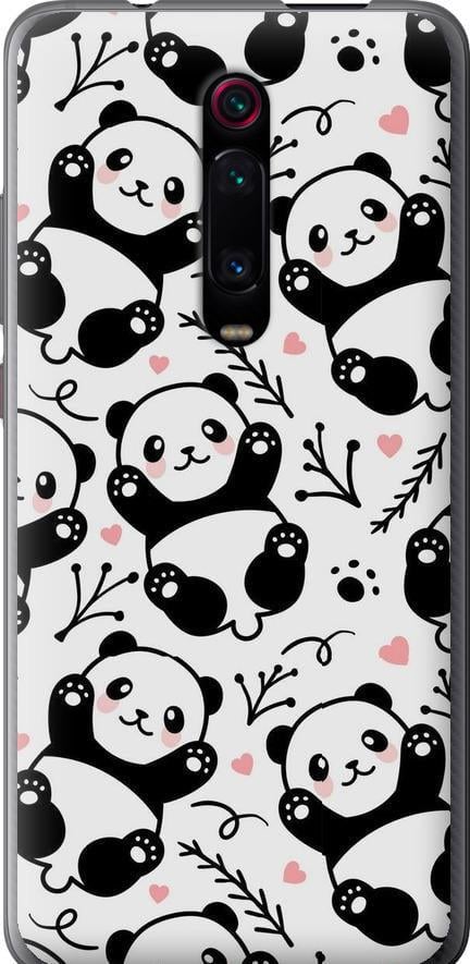 Чехол на Xiaomi Mi 9T Панды (4318u-1815-42517)