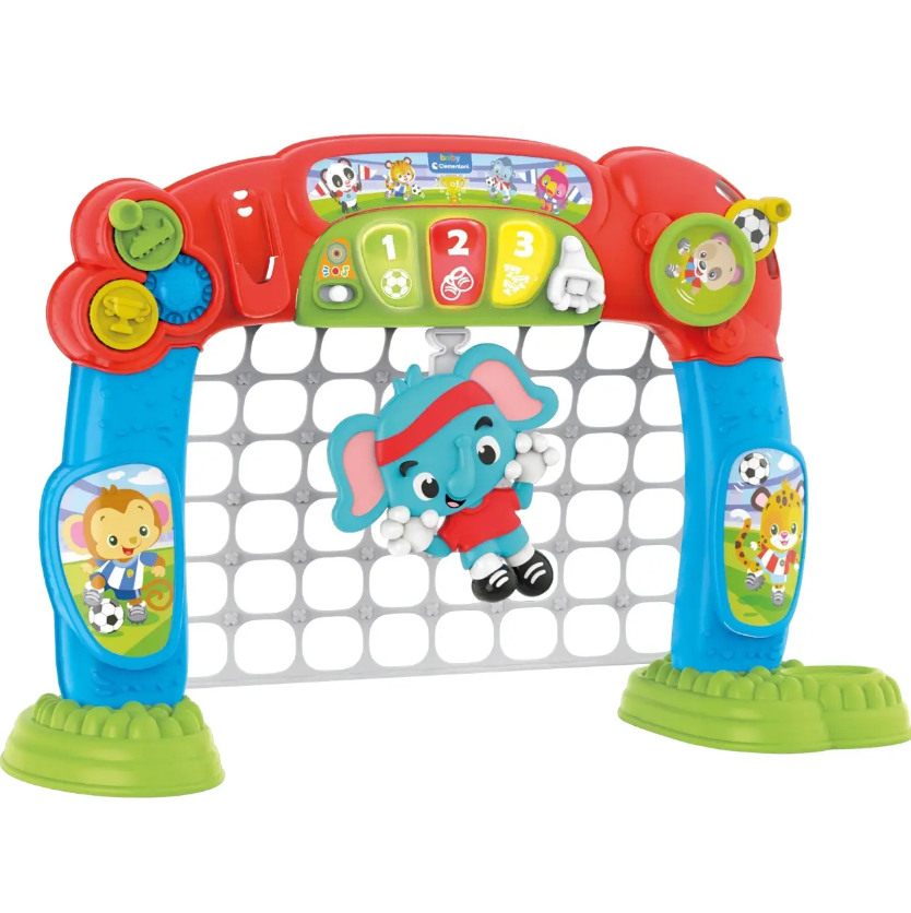 Детский игровой центр Baby Clementoni Interactive Football Goal развивающий от 18 мес. (143250) - фото 1