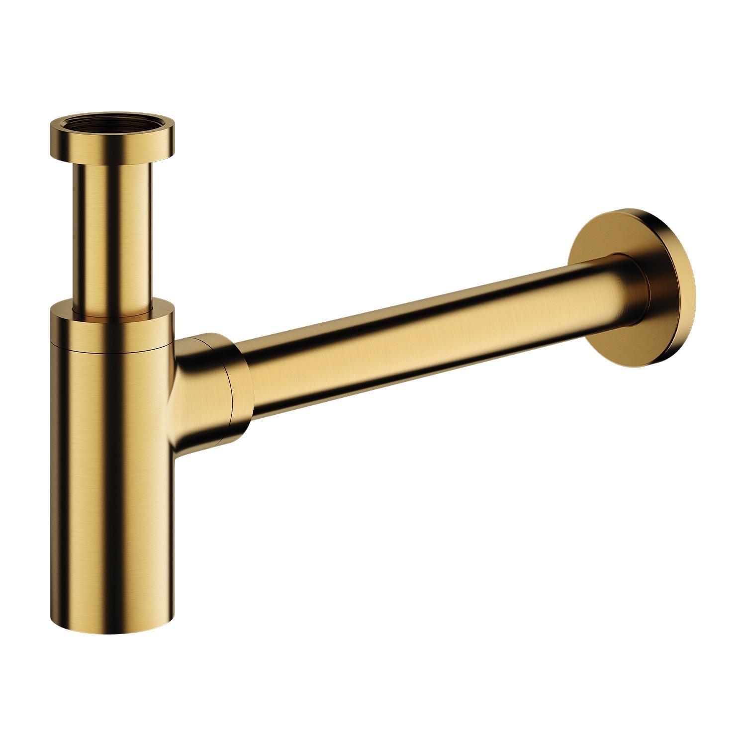 Сифон для раковины Omnires A186GLB 1 1/4" впуск Золотой (169211)