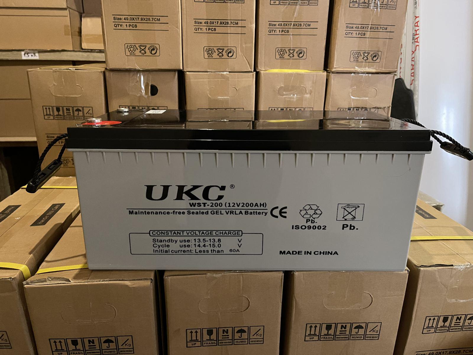 Аккумулятор гелевый UKC GEL Battery тяговой 200 Ah 12 V (11653326) - фото 5 Аккумулятор гелевый UKC GEL Battery тяговой 200 Ah 12 V (11653326) - фото 5