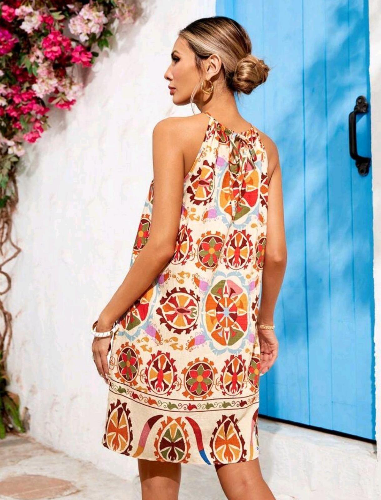 Платье женское Trends с разноцветным принтом S (27263945) - фото 5 Платье женское Trends с разноцветным принтом S (27263945) - фото 5