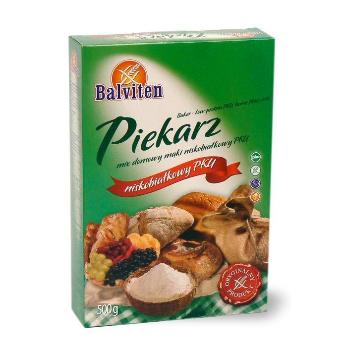 Суміш без глютену Balviten для випічки хліба низькобілкова PKU 500 г (5907653100130)