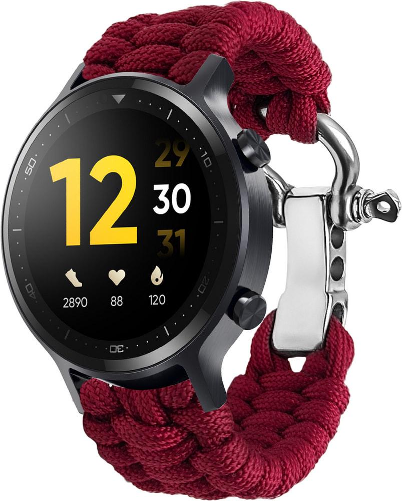 Ремешок из Паракорда Ruper для Realme Watch S (22mm) Wine (30822-42)