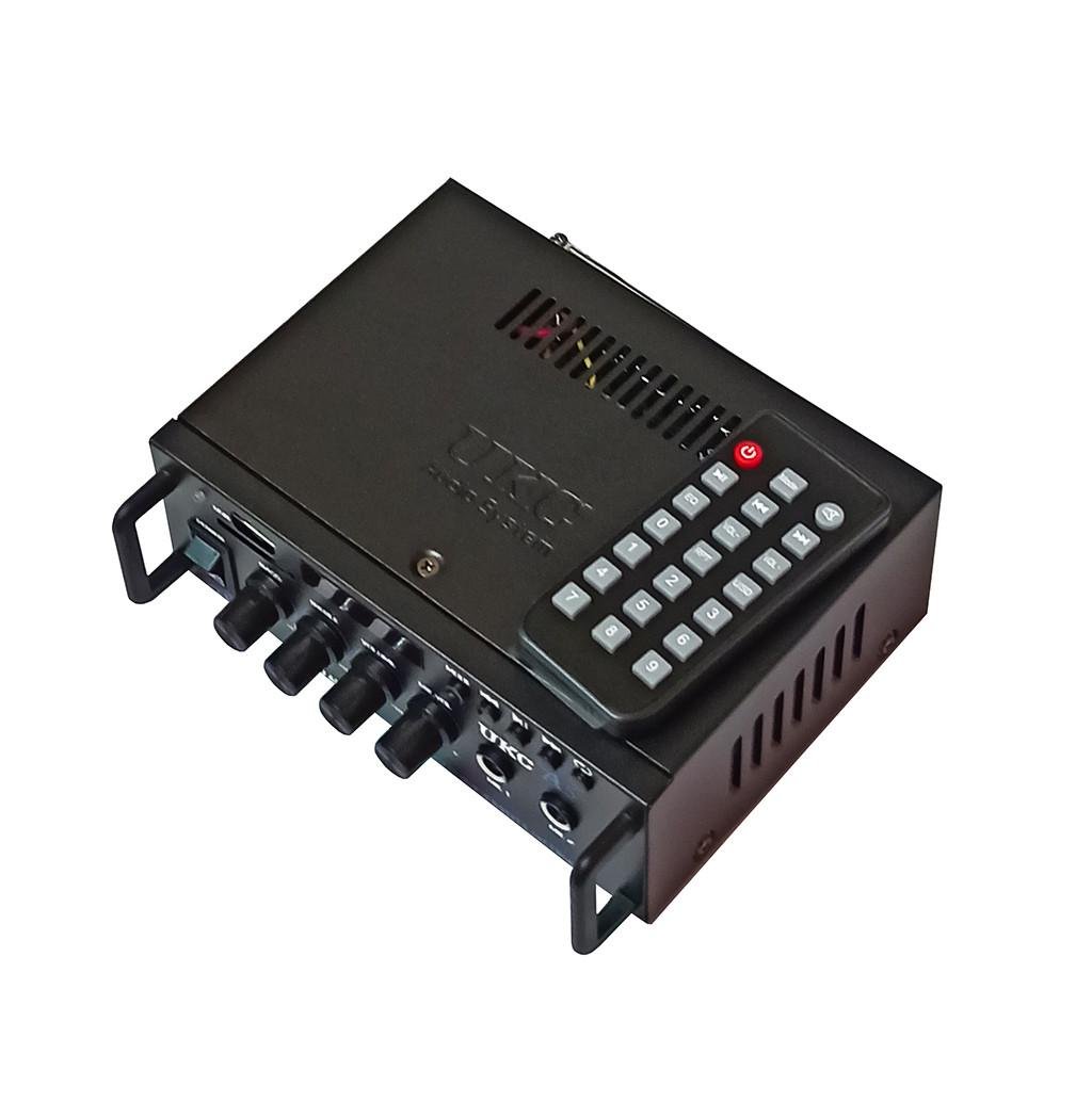 Підсилювач звуку з караоке UKC A5 з Bluetooth/USB/FM/SD 2 каналу Black (10262) - фото 5 Підсилювач звуку з караоке UKC A5 з Bluetooth/USB/FM/SD 2 каналу Black (10262) - фото 5