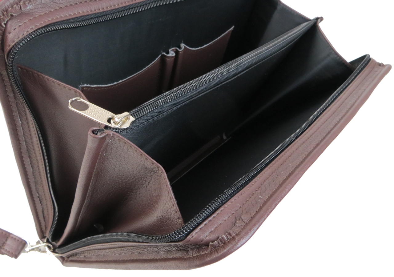 Папка ділова для документів Exclusive з екошкіри Коричневий - фото 3 Папка ділова для документів Exclusive з екошкіри Коричневий - фото 3