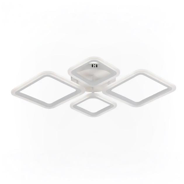 LED-люстра потолочная Valeso с пультом и акриловыми плафонами 3000/6500K IP20 G 2710/2+2 WT 84W Белый (28686135)