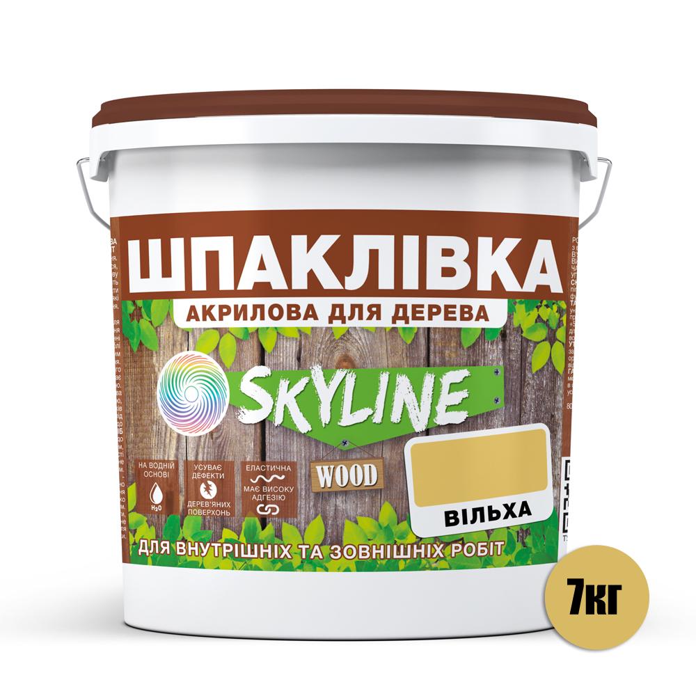 Шпаклевка акриловая Skyline Wood для дерева 7 кг Ольха - фото 2