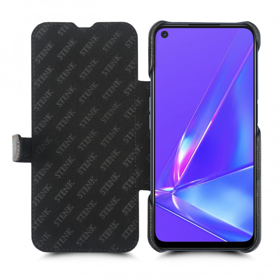 Чехол книжка Stenk Premium для OPPO A72 Черный (68532)