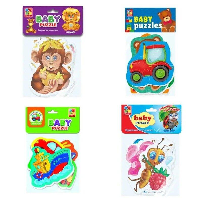 Пазли бебі Vladi Toys комплект 4 шт. (1797210803)