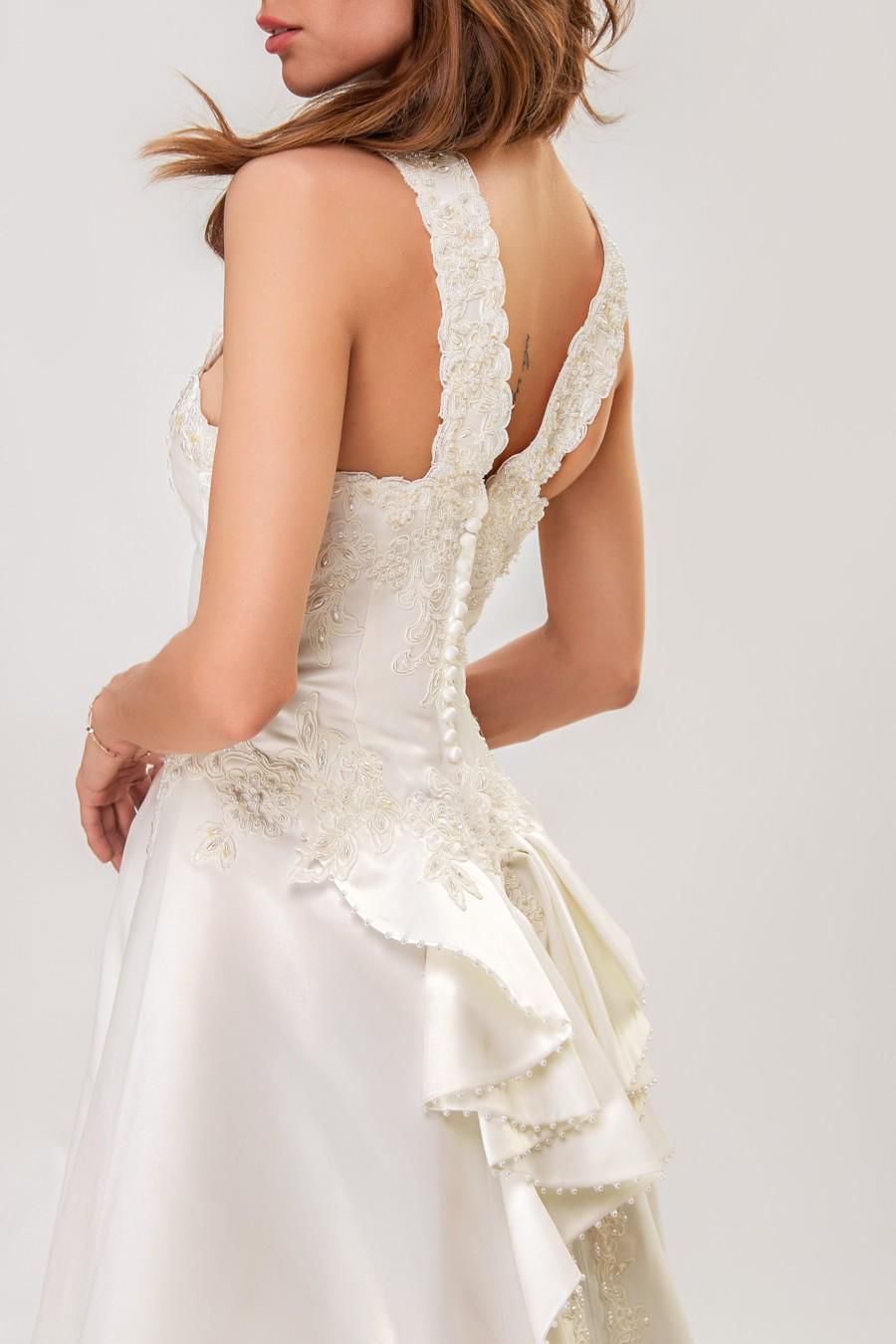 Сукня весільна Lignature р. 46/L Шампань (72160) - фото 3 Сукня весільна Lignature р. 46/L Шампань (72160) - фото 3