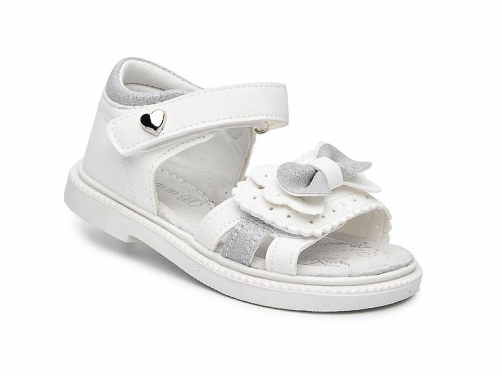 Cандали для девочек 65077 р. 26 Белый Cандали для девочек 65077 р. 26 Белый