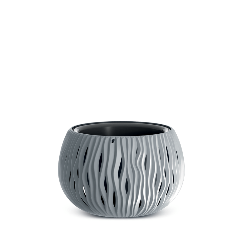 Горшок для цветов Prosperplast Sandy Bowl 24 см Серый (DSK240-405U)