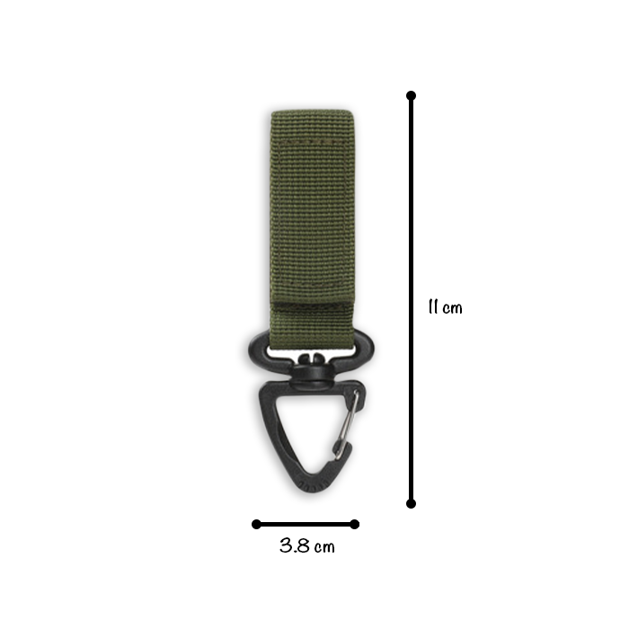 Карабін що обертається на 360 градусів кріплення Molle Оливковий (TTM-06 A_14 №2) - фото 3 Карабін що обертається на 360 градусів кріплення Molle Оливковий (TTM-06 A_14 №2) - фото 3