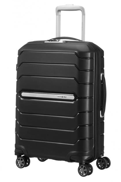 Чемодан Samsonite Flux Spinner 55/20 Exp на 4-х колесиках Черный (CB0-09001)