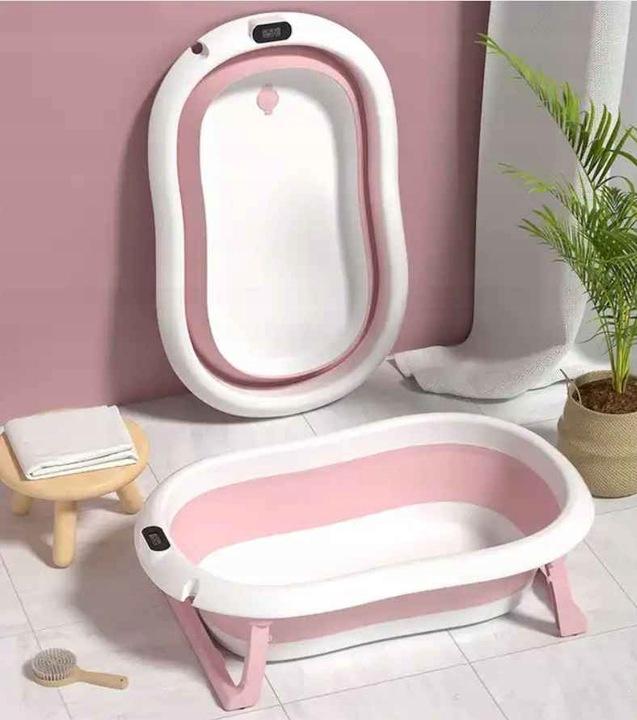 Детская ванночка складная Hanert KinderBad Pink с подушкой и термометром - фото 3 Детская ванночка складная Hanert KinderBad Pink с подушкой и термометром - фото 3