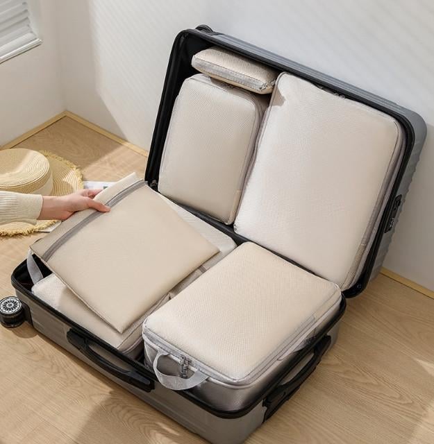 Набір органайзерів для подорожей Monochrome тип 1 9 елементів Блакитний (КДО-42-14) - фото 5 Набір органайзерів для подорожей Monochrome тип 1 9 елементів Блакитний (КДО-42-14) - фото 5