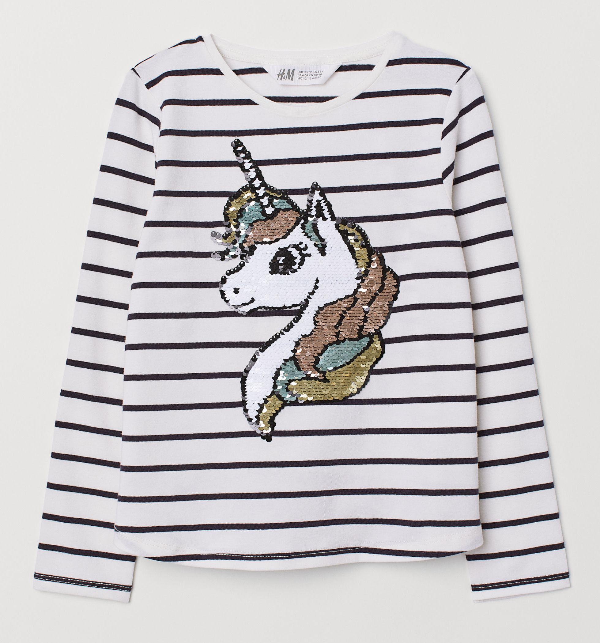 Реглан для девочки H& с пайетками перевертышами M 122 см-128 Белый (0690960001) Реглан для девочки H& с пайетками перевертышами M 122 см-128 Белый (0690960001)