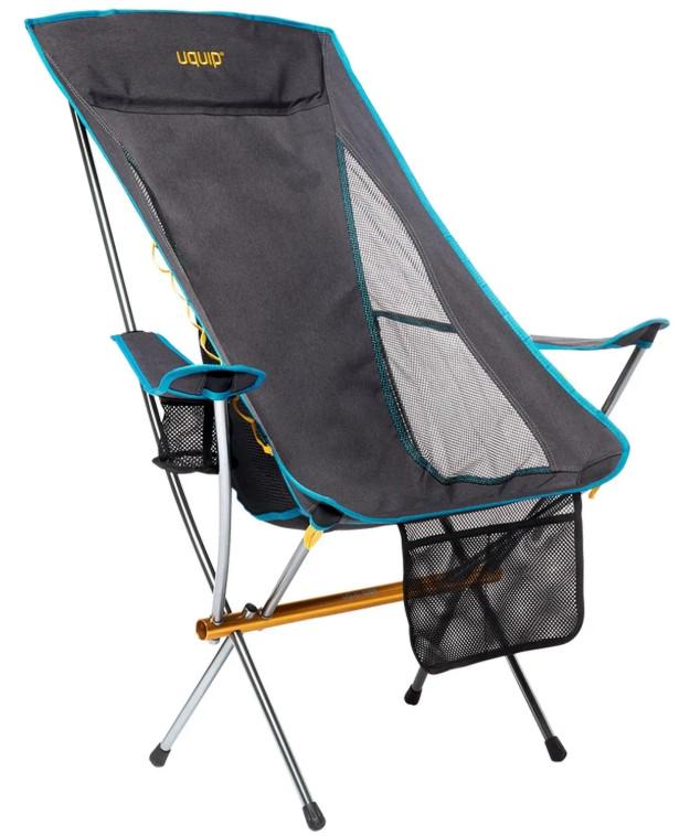 Кресло туристическое раскладное Uquip Infinity Lounger Grey (DAS303225)