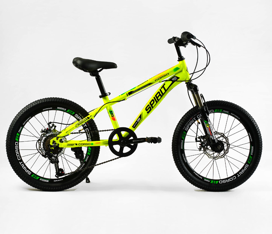 Велосипед спортивний Corso Spirit 20" TK-20930 7 швидкостей/сталева рама 12"