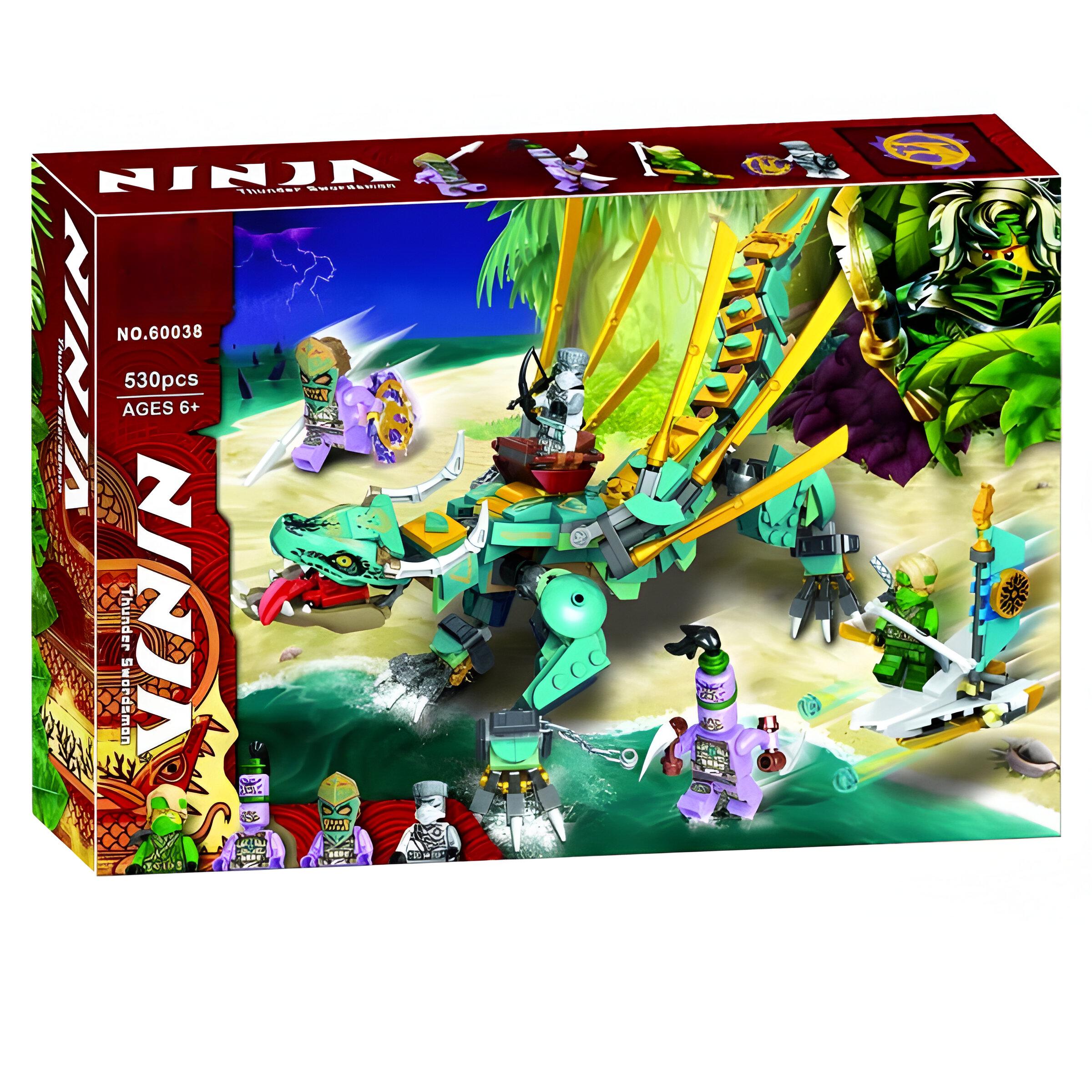 Конструктор детский Ninjago Дракон из джуглов 530 дет. (60038) - фото 2 Конструктор детский Ninjago Дракон из джуглов 530 дет. (60038) - фото 2