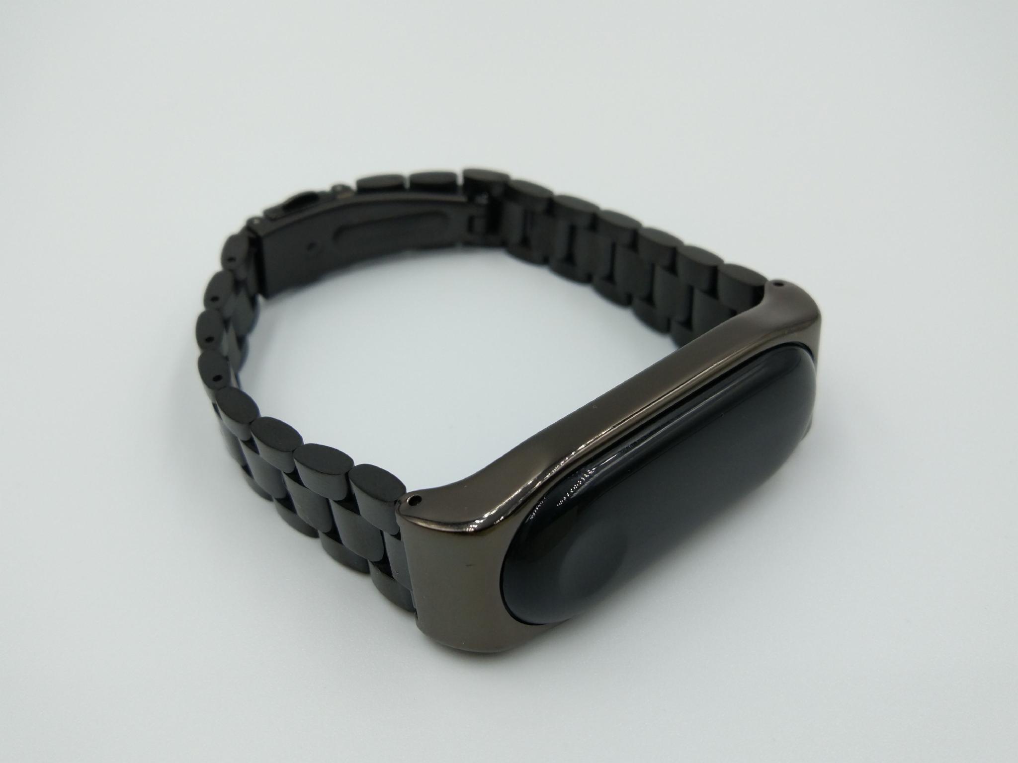 Ремешок MiJobs металлический для Xiaomi Mi Band 5/4/3 Черный (1789P) - фото 10 Ремешок MiJobs металлический для Xiaomi Mi Band 5/4/3 Черный (1789P) - фото 10