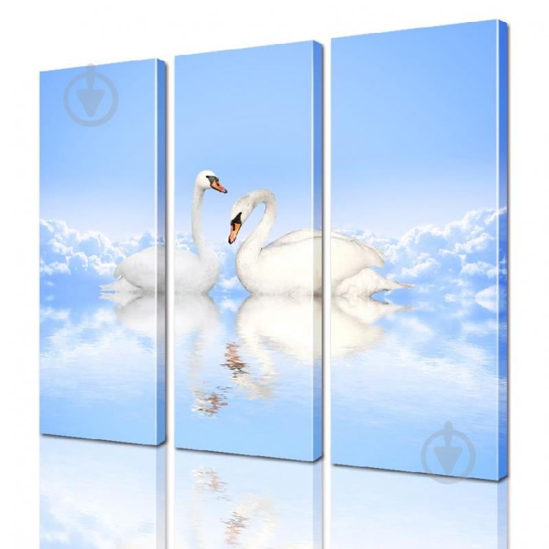 Модульная картина Дельфины ADJ0105 размер 95 х 120 см