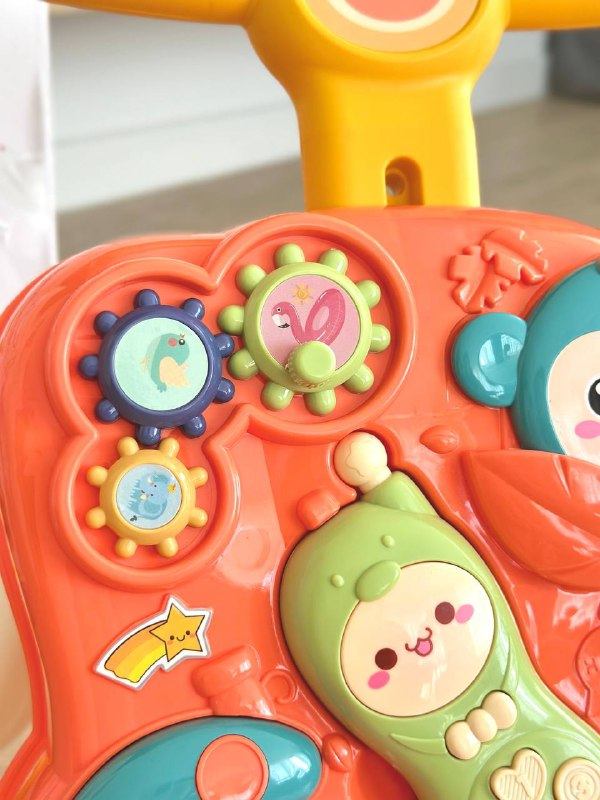 Ходунки-каталка детские TK Group YL622 музыкальный толокарь Оранжевый (1964981024) - фото 5 Ходунки-каталка детские TK Group YL622 музыкальный толокарь Оранжевый (1964981024) - фото 5