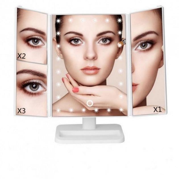 Дзеркало косметичне з LED підсвічуванням Superstar Magnifying Mirror - фото 2