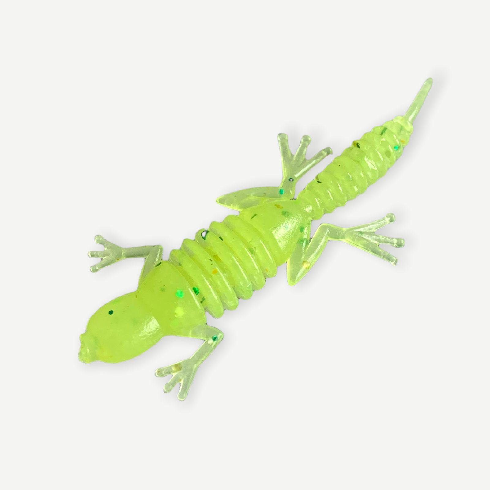 Силіконові приманки Big Baits Gekko річкова серія 1,6" 10 шт. # 114 Lime (1169114)