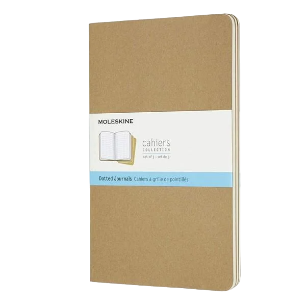 Блокнот Moleskine Cahier средний Бежевый (QP419)