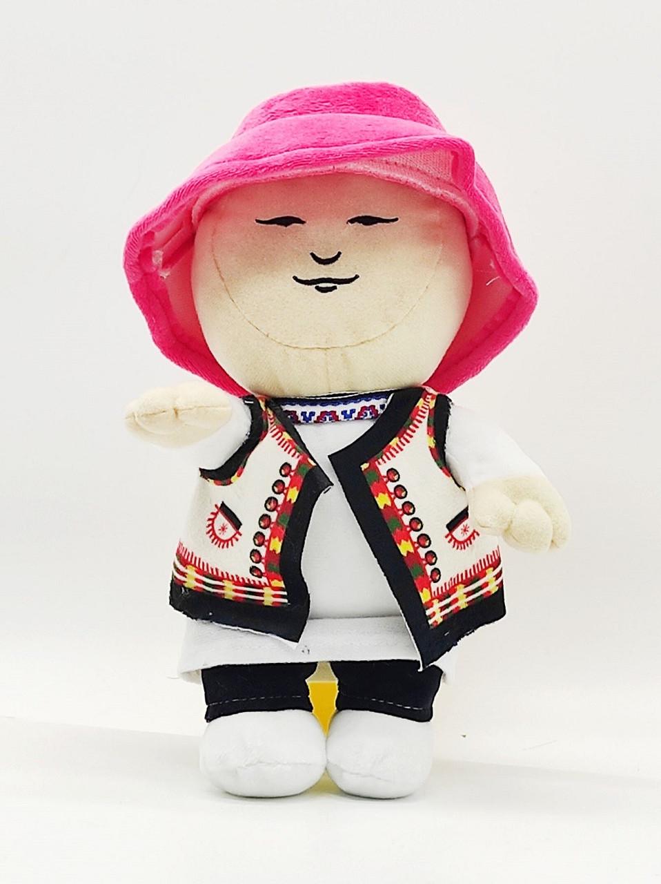 Мягкая игрушка мальчик в шапке Калуш (00971-6)