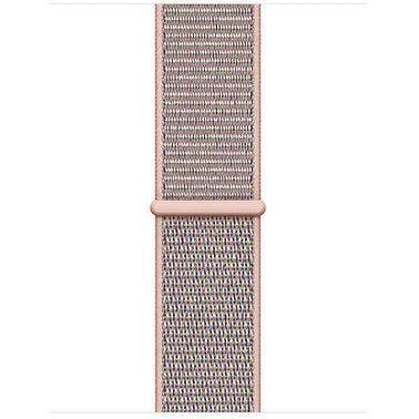 Ремінець CDK для Apple Watch 41 мм Series 7/8/9 Nylon Sport Loop Pink sand (08883) - фото 2