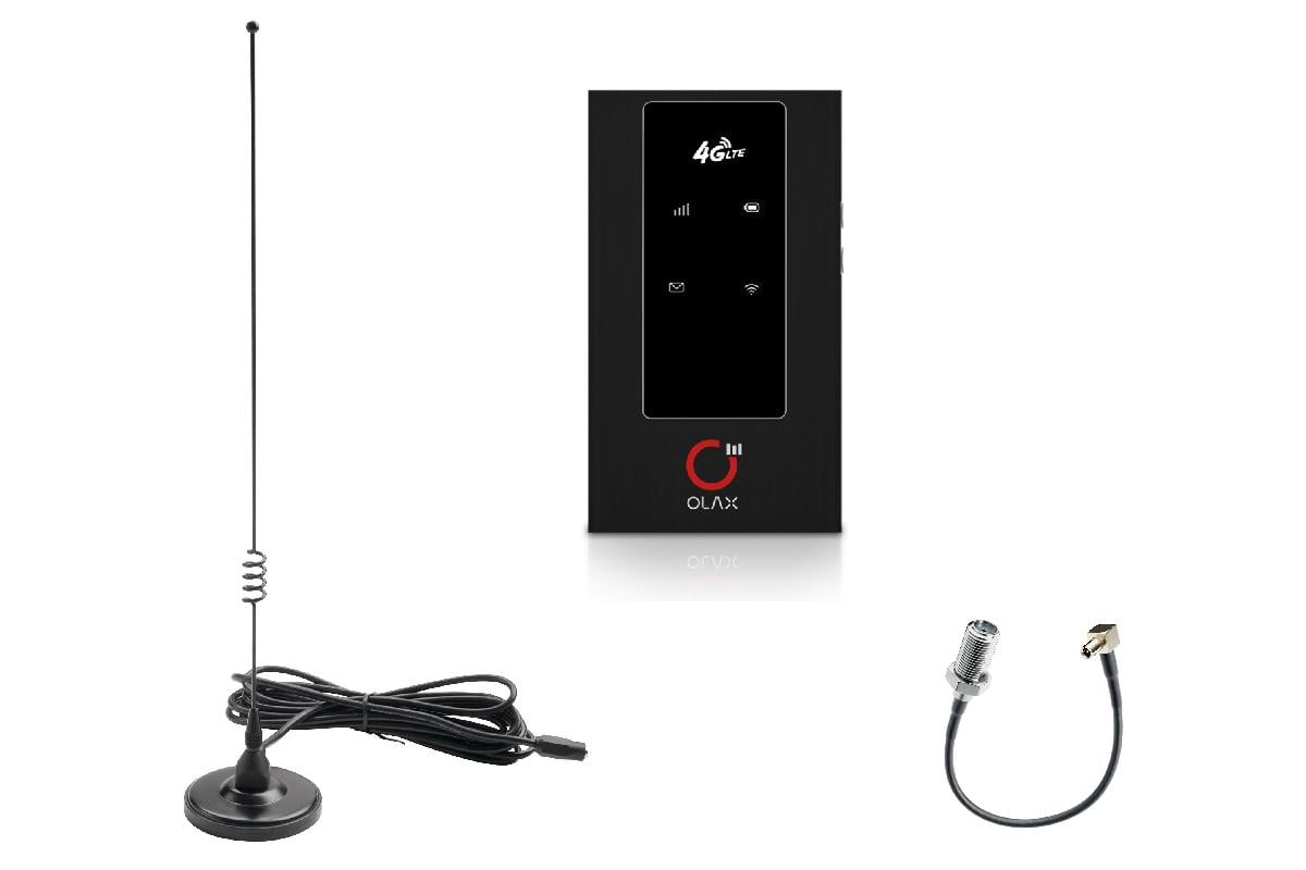 Модем 4G WiFi Olax MF981 + автомобильная антенна 9 дБ