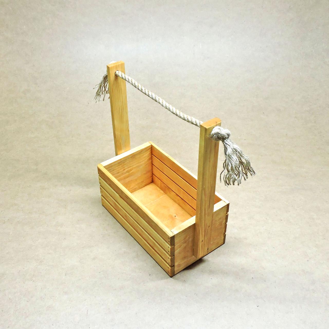 Корзинка подарочная из дерева Бейкер Карри (ПДК-000104) Корзинка подарочная из дерева Бейкер Карри (ПДК-000104)