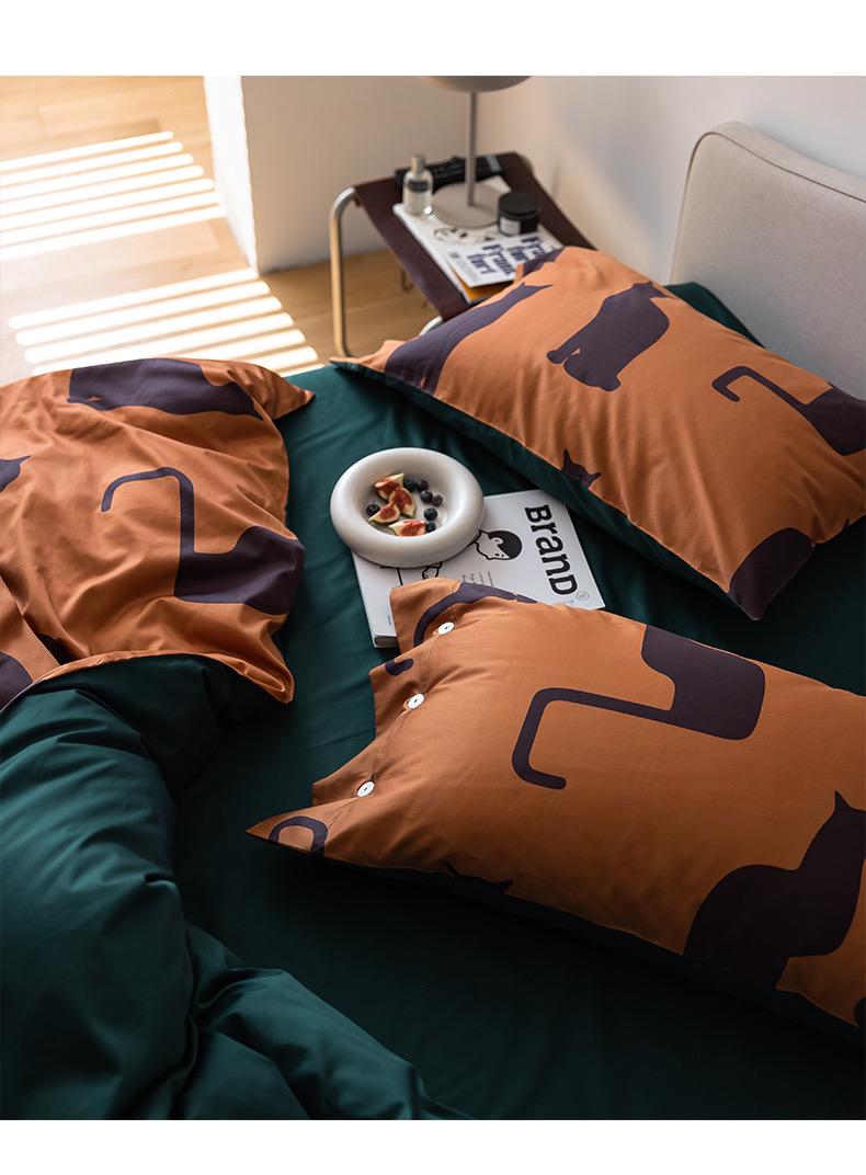 Комплект постільної білизни євро 2 з Коты - фото 3 Комплект постільної білизни євро 2 з Коты - фото 3