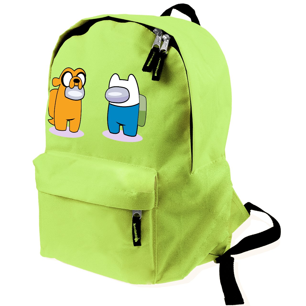 Рюкзак детский Among Us Adventure Time Finn & Jake Салатовый (9263-2414-KG)